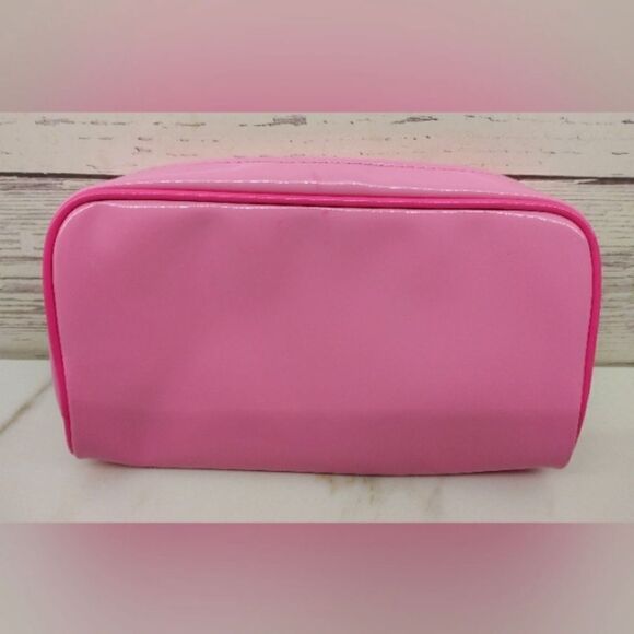 Morphe x Jeffrey Star Makeup Bag Cosmetic Case Patent Barbie Pink New - Picture 7 of 10